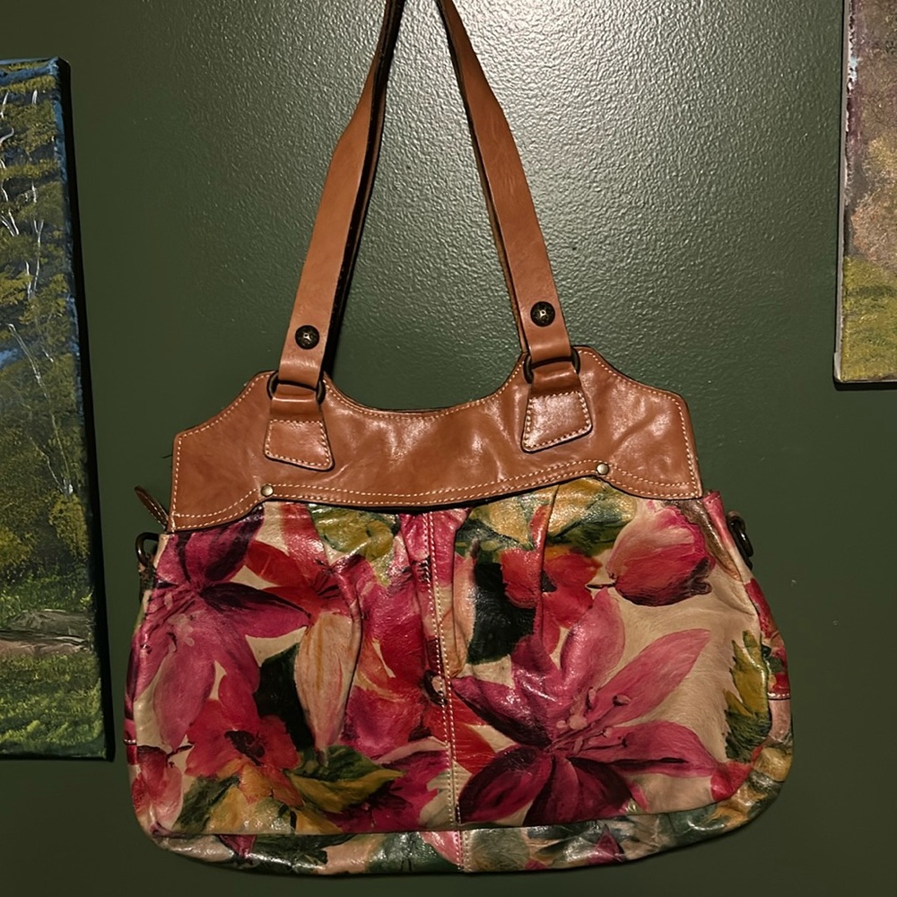 Patricia Nash Leather Shoulder Bag